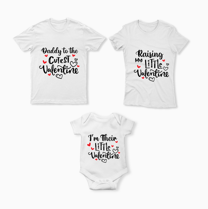 Charming Valentine’s Day Family Matching T-Shirt Set