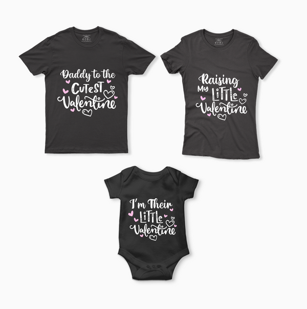 Charming Valentine’s Day Family Matching T-Shirt Set