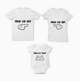 Cozy & Cute Matching Valentine’s Family T-Shirts & Onesies