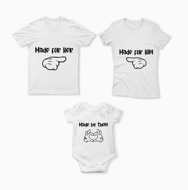 Cozy & Cute Matching Valentine’s Family T-Shirts & Onesies