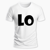 "Lo" Family Combo T-Shirt - WHITE - Small (Chest 36")