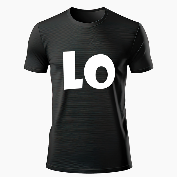 "Lo" Family Combo T-Shirt - BLACK - Small (Chest 36")