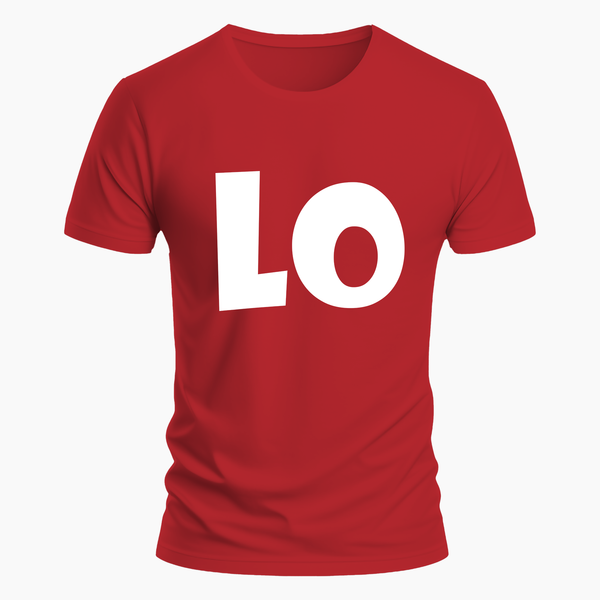 "Lo" Family Combo T-Shirt - RED - Small (Chest 36")
