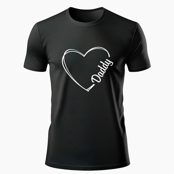 "Daddy" Family Combo T-Shirt - BLACK - Small (Chest 36")