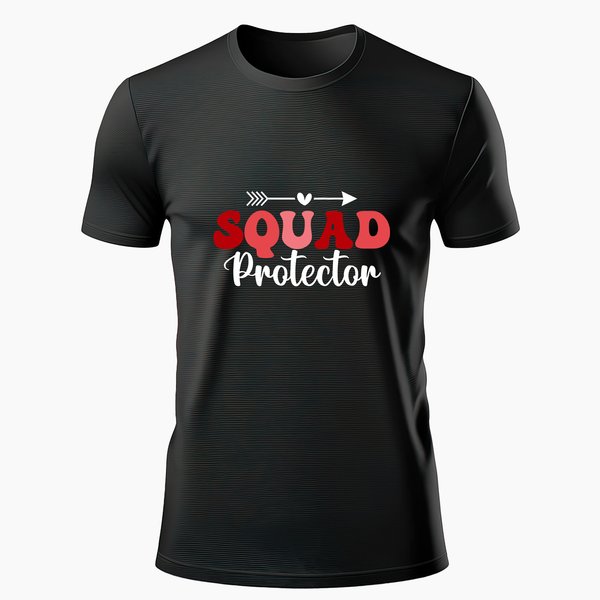 Squad Protector Family Combo T-Shirt - BLACK - Small (Chest 36")