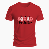 Squad Protector Family Combo T-Shirt - RED - Small (Chest 36")