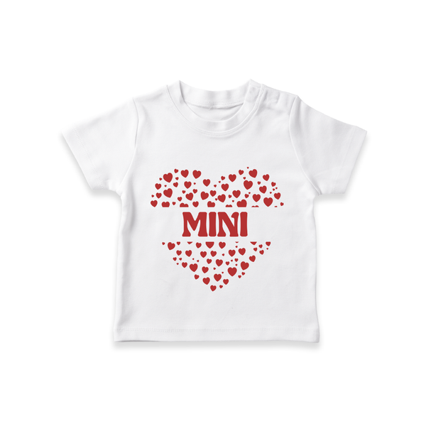 "MINI" Family Combo kids T-Shirt - WHITE - 0-5 Months Old (Chest 17")