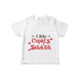 Little Cupid's sidekick Family Combo Kids T-Shirt - WHITE - 0-5 Months Old (Chest 17")