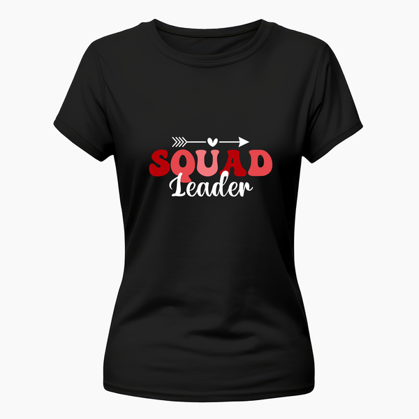 Squad Leader  Family Combo T-Shirt - BLACK - Small (Chest 36")