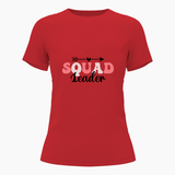 Squad Leader  Family Combo T-Shirt - RED - Small (Chest 36")