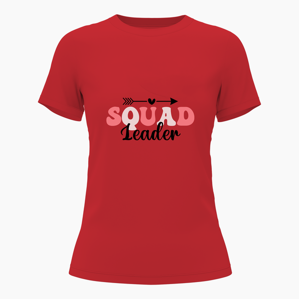 Squad Leader  Family Combo T-Shirt - RED - Small (Chest 36")
