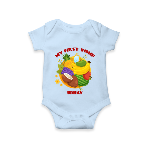 My First Vishu Baby Romper – Vishu Fruits & Kani Theme