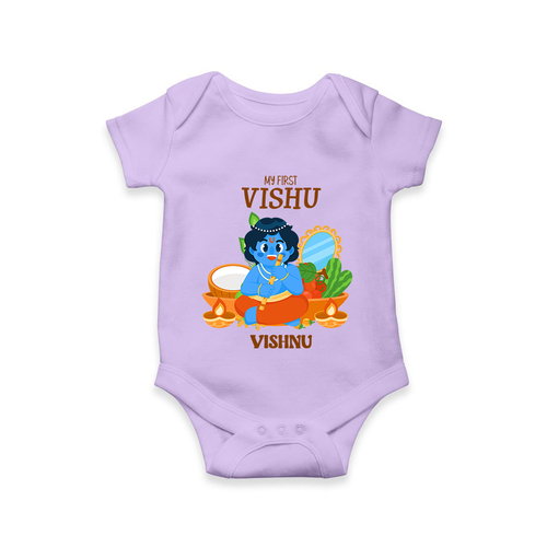My First Vishu Baby Romper – Baby Krishna Vishu Theme