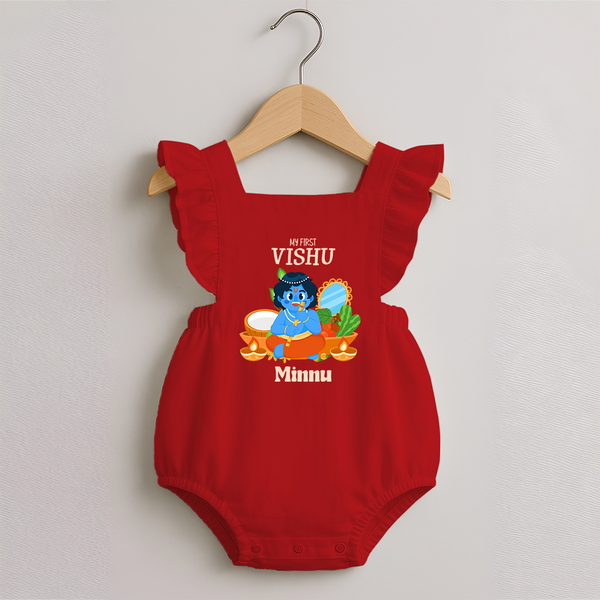 My First Vishu Baby ROMPER FROCK – Traditional Vishu Family Celebration Theme