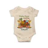 Vishu Feast Loading Baby Romper – Festive Food & Kani Theme - IVORY - New Born (Chest 14")