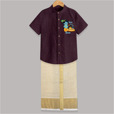 Vishu Baby Boss SHIRT AND DHOTI – Cute Krishna Theme