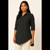 Textured Black Shirt (Women)