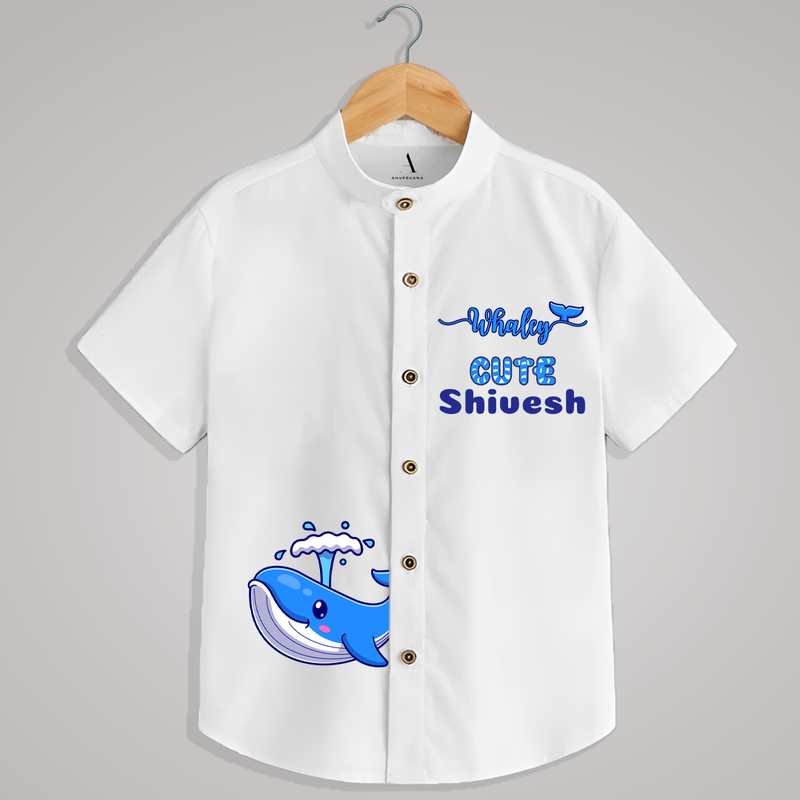 "Whaley Cute" - Quirky Casual shirt with customised name