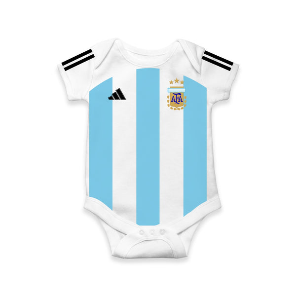 Argentina Football Baby Romper | Little Albiceleste Jersey Outfit