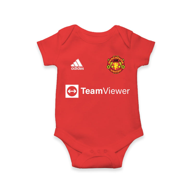 Baby Football Star Romper | Manchester United Inspired Outfit