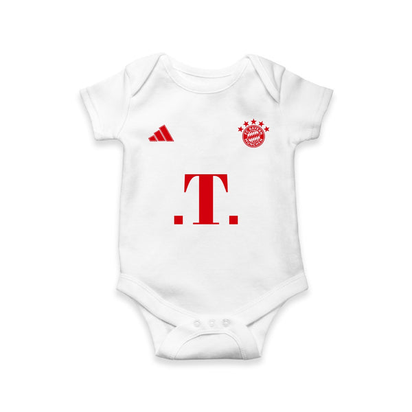 Baby Football Star Romper | Bayern Munich Themed Custom Outfit