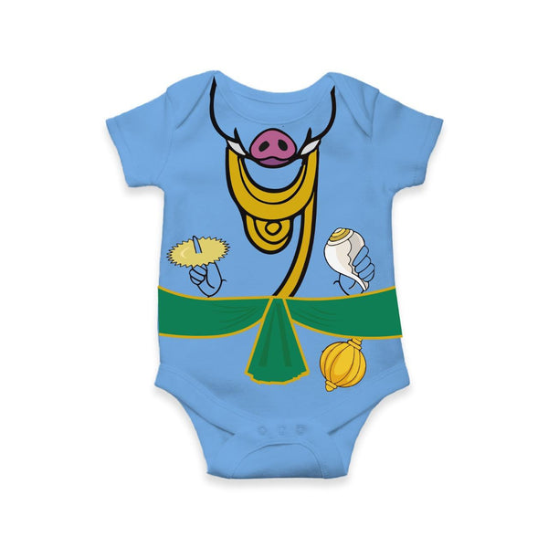 Little Varaha Avatar Onesie | Cosmic Boar, Chakra & Sacred Power