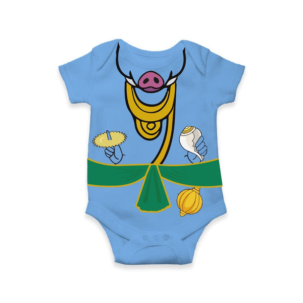 Little Varaha Avatar Onesie | Cosmic Boar, Chakra & Sacred Power