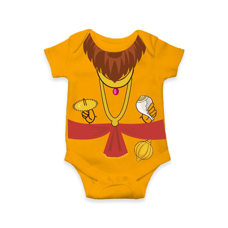 Tiny Narasimha Avatar Romper | Fierce Grace, Chakra & Divine Shield