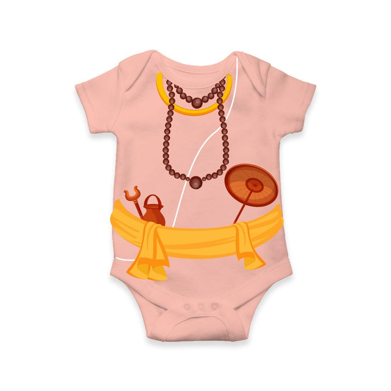 Little Vamana Avatar Romper | Sacred Umbrella, Kamandalu & Blessings