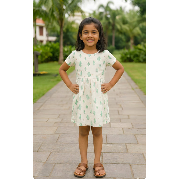 Desert Cactus  Girl Kid Dress
