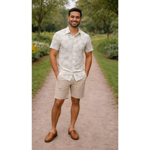 Cream Daisy Dad Shirt