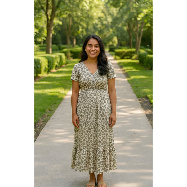 Desert Cheetah Mom Dress