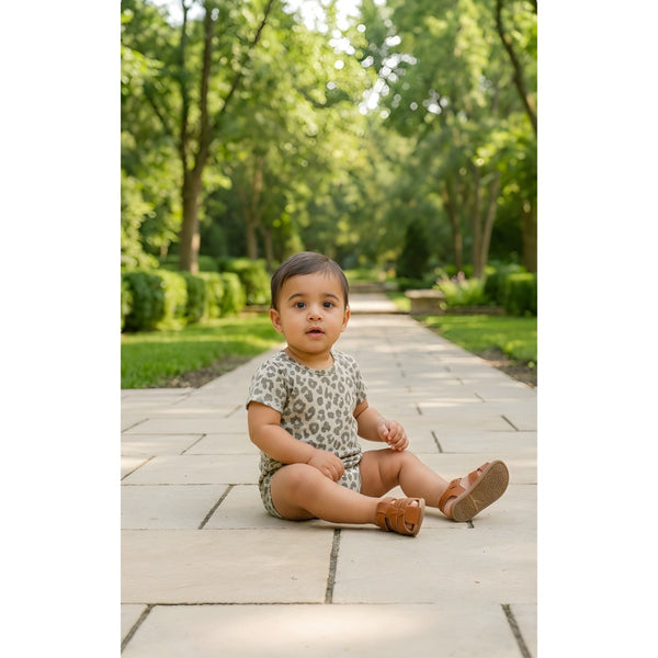 Desert Cheetah Baby Romper