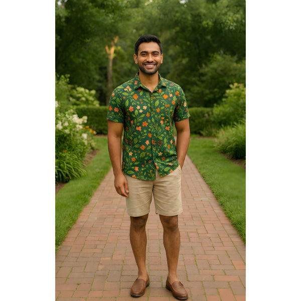 Verdant Garden Dad Shirt