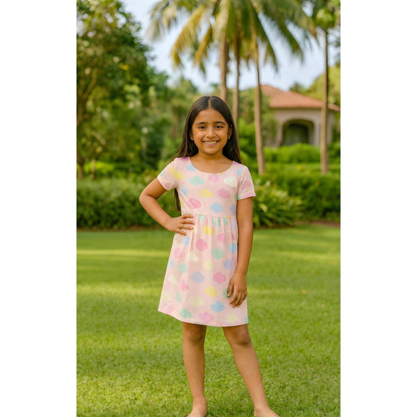 Pastel Cloud Dream  Girl Kid Dress