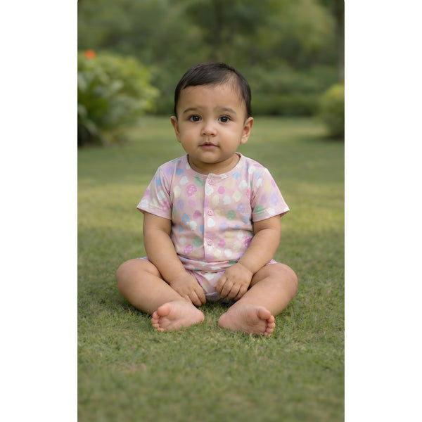 Pastel Cloud Dream Baby Romper