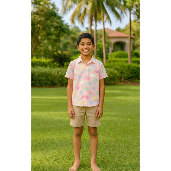 Pastel Cloud Dream Boy Kid Shirt