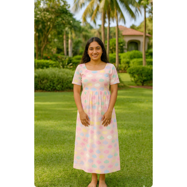 Pastel Cloud Dream Mom Dress