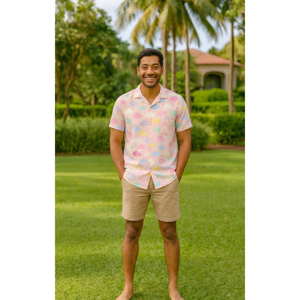 Pastel Cloud Dream Dad Shirt