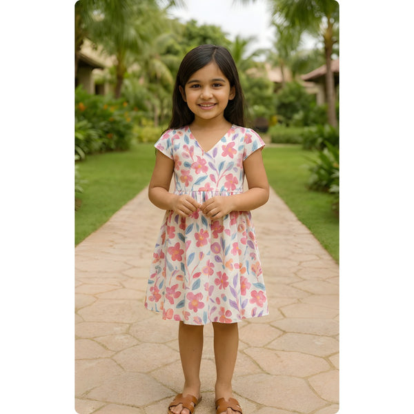 Blush Garden Girl Kid Dress