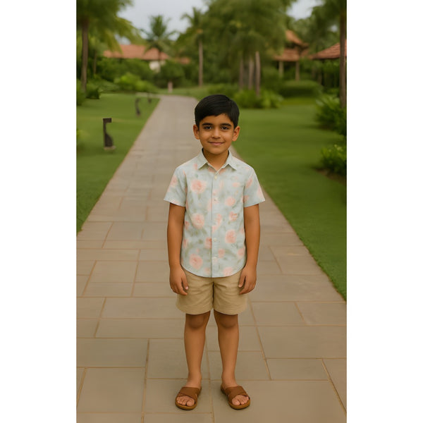 Pastel Blossom Boy Kid Shirt