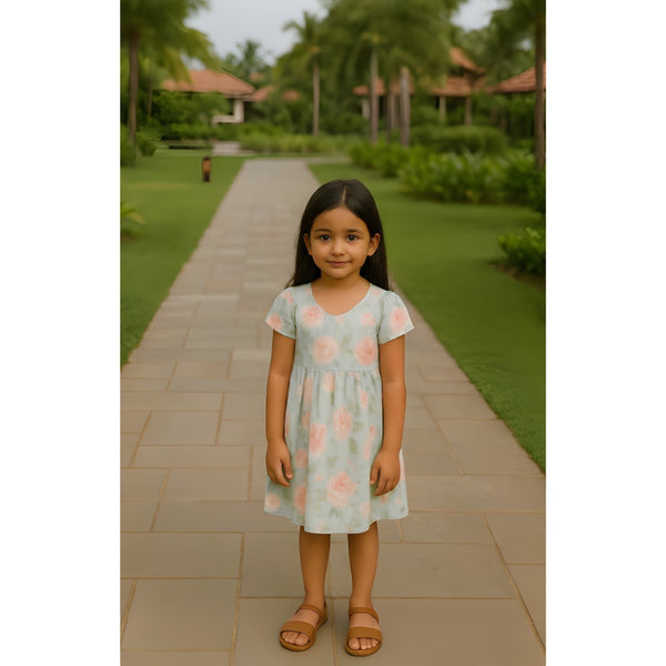 Pastel Blossom Girl Kid Dress