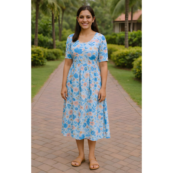 Blue Meadow Mom Dress