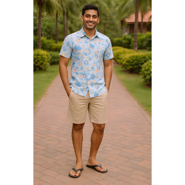 Blue Meadow Dad Shirt