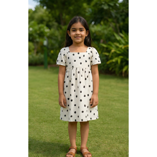 Dalmatian Print Girl Kid Dress