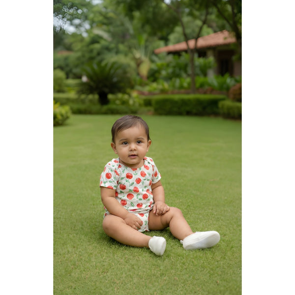 Berry Sweet Strawberry Baby Romper