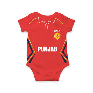 Red Cricket Inspired Baby Romper | Custom Little Champs Outfit