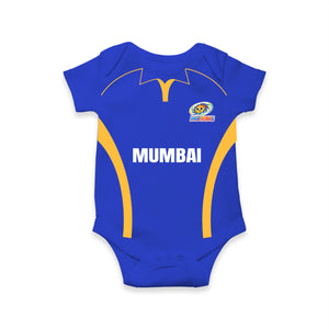Blue Cricket Inspired Baby Romper | Soft Cotton Little Champs Outfit.