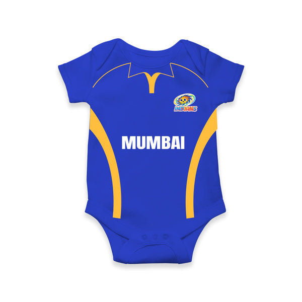 Blue Cricket Inspired Baby Romper | Soft Cotton Little Champs Outfit.
