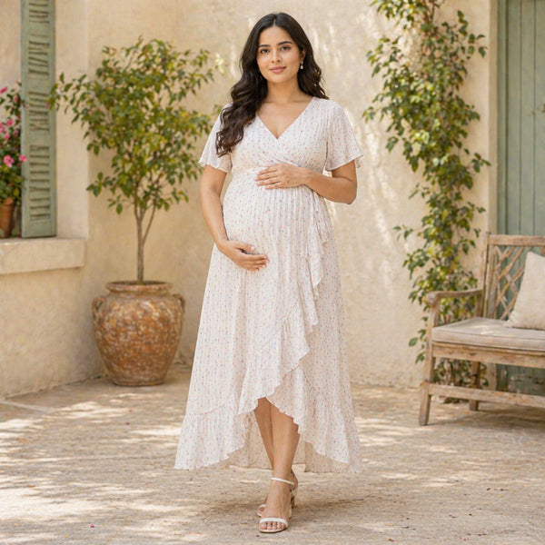 Floral Cotton Customised Maternity wear